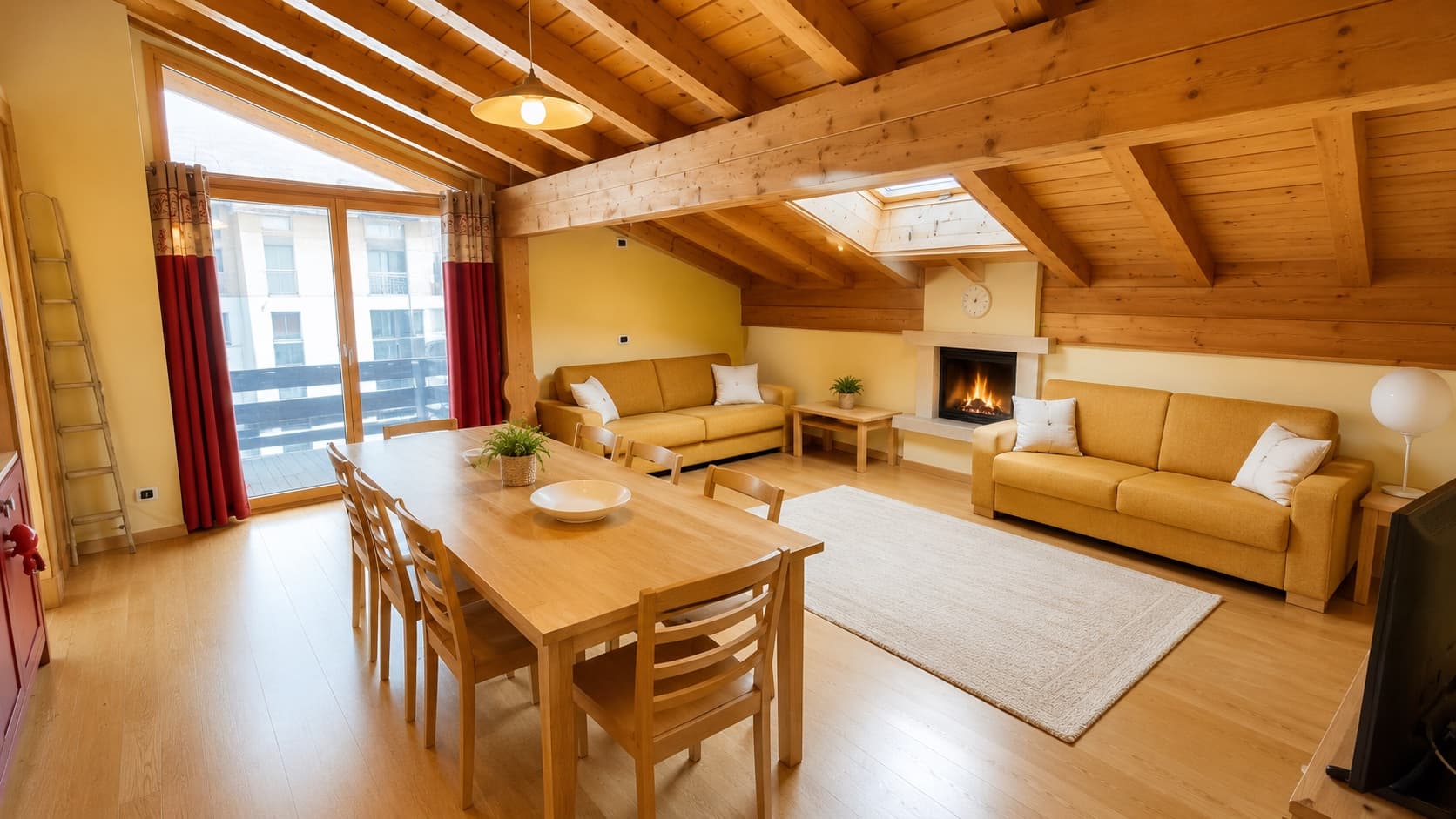 Appartment Laax Zentrum Zentrale Lage mit 2 Parkplätzen